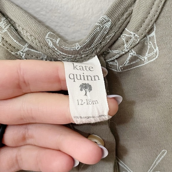 Kate Quinn Infant Size 12-18 Months Footless Long Sleeve Jumpsuit Drum Print - Picture 5 of 6